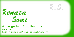 renata somi business card